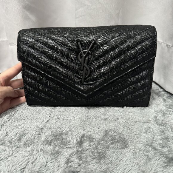 Yves Saint Laurent   Black shoulder bag - Picture 8 of 8
